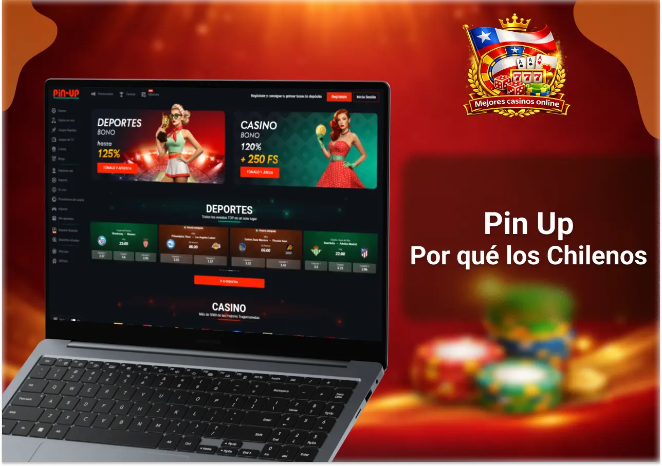 Razones por las que jugadores de Chile eligen Pin Up para casino online y apuestas deportivas